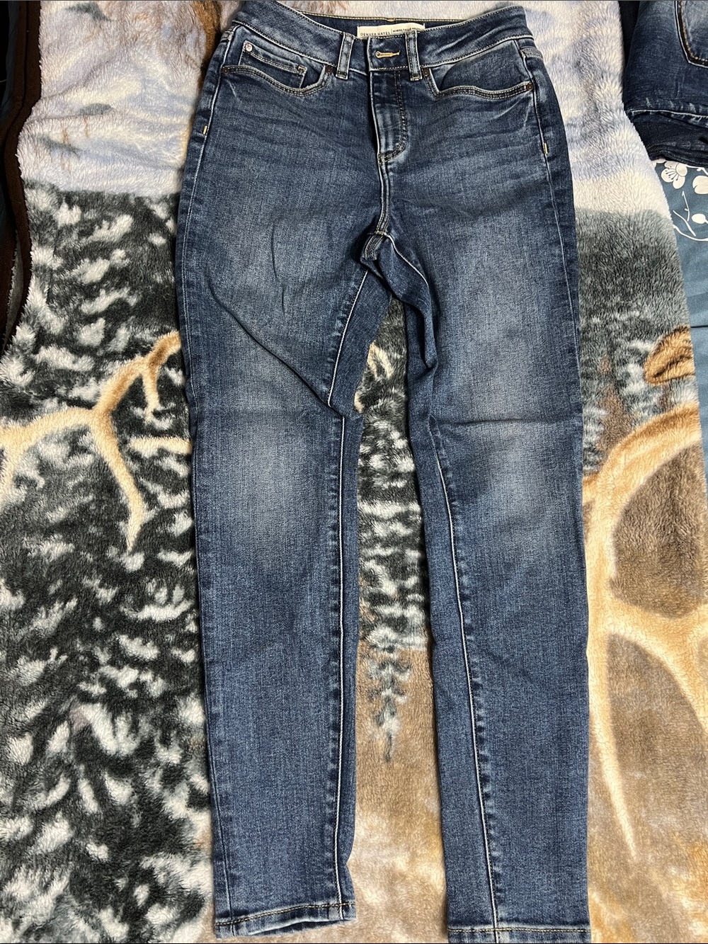 Denver Hayes Dark Wash Skinny Jeans